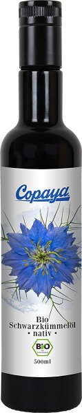 500ml Bio Schwarzkümmelöl ungefiltert von Copaya