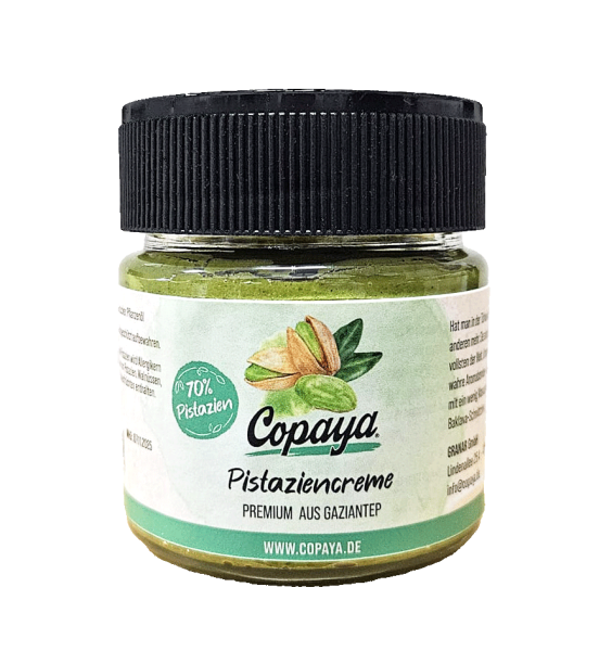 200g Pistaziencreme mit 70% Antep-Pistazien von Copaya