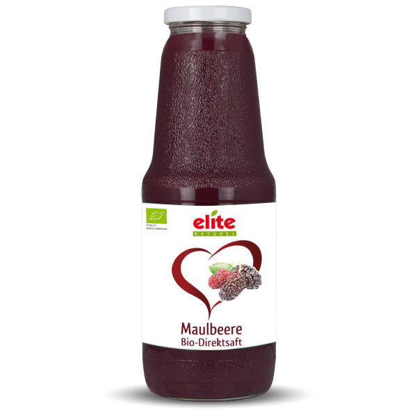 1 x 1 L Bio Maulbeere Direktsaft von Elite Naturel