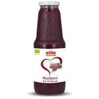 12 x 1 LBio Maulbeere Direktsaft von Elite Naturel