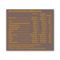75g Bio Schokolade mit Mandeln 73% Kakao von CHOCQLATE