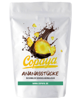 Ananasstücke in Vollmilchschokolade von Copaya