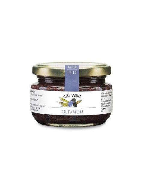 110g Bio Schwarze Olivenpaste von Cal Valls