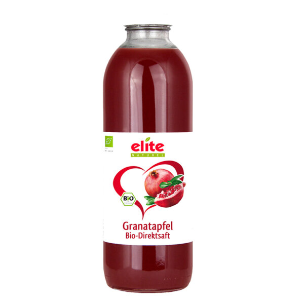 700ml Bio Granatapfel Direktsaft von Elite Naturel