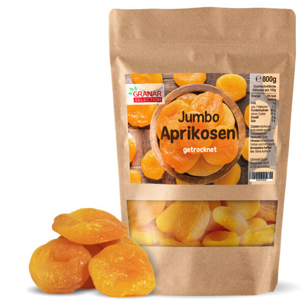 800g Getrocknete Jumbo Aprikosen von GRANAR Selection