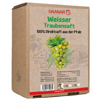 5 Liter-Box weißer Traubensaft aus der Pfalz -...